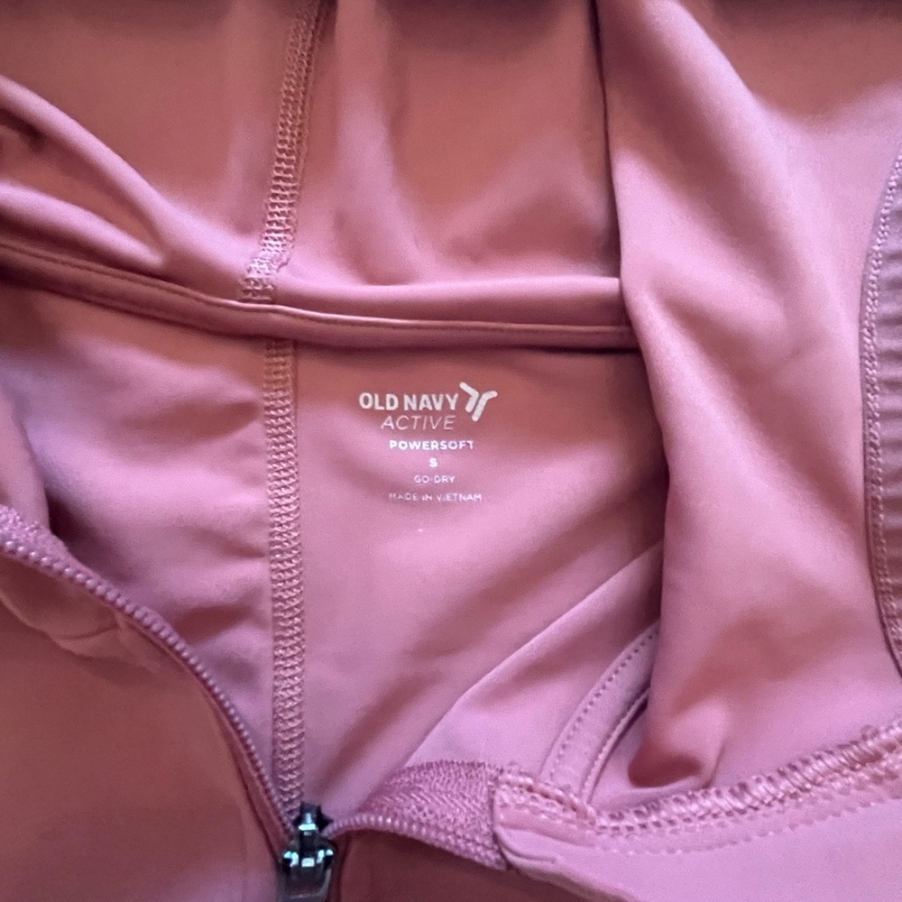 Old Navy Lightweight Pink Hoodie Jacket – Size S - Picture 5 of 10